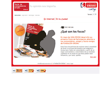 Tablet Screenshot of focos.fundacioneroski.es